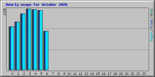 Hourly usage for October 2026